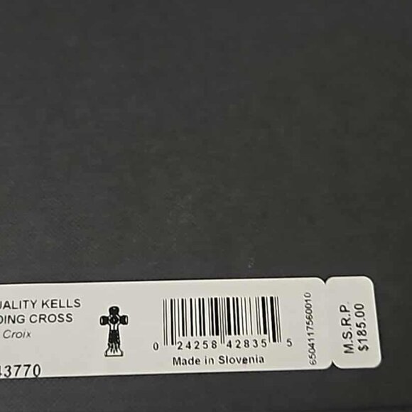 Waterford Crystal Kells Standing Cross - Picture 7 of 7